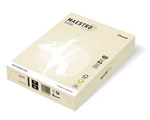MAESTRO Farbe PASTELL 80g 500 Blatt Vanille - BE66